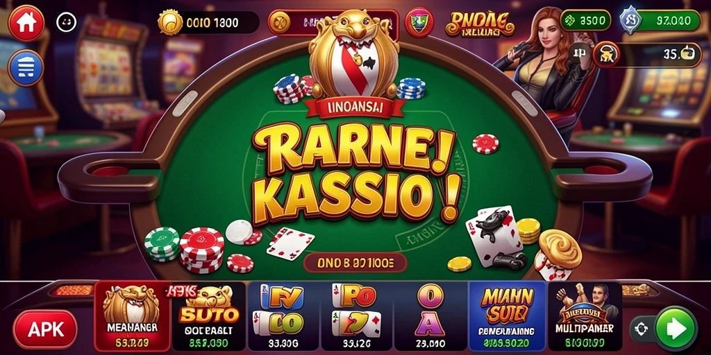 Tampilan awal RAYA22 yang menarik dan interaktif.